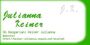 julianna keiner business card